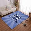 Blue MSV Logo Carpet Design suitable as a non-slip mat for the living room or bedroom sofa