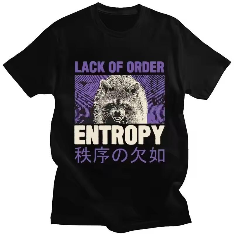 

Футболка Енот Хлопок Высокое качество мужская харадзюку каваи аниме футболка корейская одежда Поп-культура Удобная графическая 2000-е 4XL