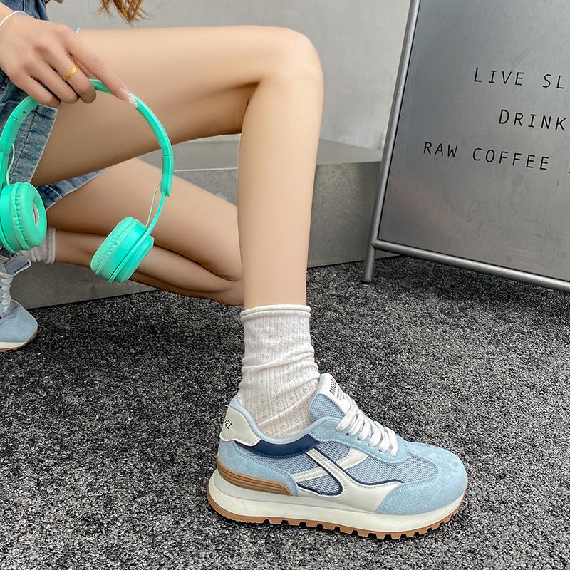 Platforms Ladies Casual Sports Shoes Comfy Students Sneakers Summer Popular New Autumn Women Sneakers Genuine Leather