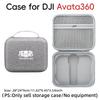 Carrying Case for DJI Avata 360 Bag Gray Black EVA Water proof Handbag Storage Box Accessories