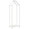 VidaXL Portant de bois chauffage blanc 40x25x120 cm, support à bûches de cheminée, support à bûches, support à bûches, 864300
