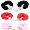 Furry Fuzzy Handcuffs Stylish Soft Metal Adult Night Party Game