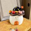 Magic House Shape Dessert Cake Fork Ceramic Salad Fork Creative Home Safety Fork  Picnic