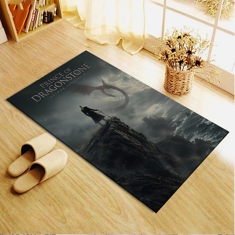 Daemon Targaryen Carpet Rug for Living Room Bedroom Home Sofa Decoration,Kids Play Non-slip Floor Mat