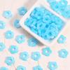 16mm Gradient Plum Blossom Resin Beads, Five-Petal Flower for Handmade DIY Bracelets & Necklaces