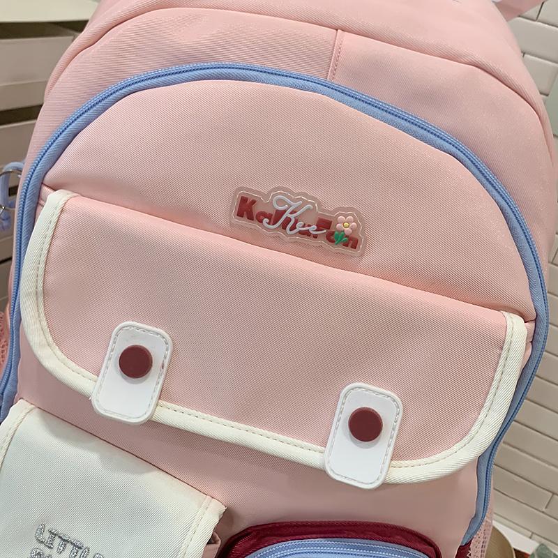 Cartoon Schoolbag For Primary School Students Grade 3-6 Large Capacity Backpack Lightweight And Lightweight Children's Schoolbag