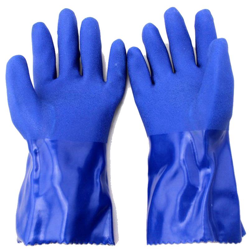 Hubang 916 Waterproof Plus Velvet Warm Gloves - Comfortable, Oil, Acid, Alkali Resistant for Cold Weather and Labor Protection.