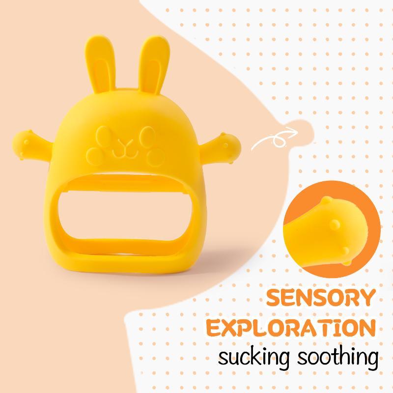 Food Grade Silicone Baby Teether With Cute Rabbit Shape Soothes Teething Discomfort For Infants Toddlers