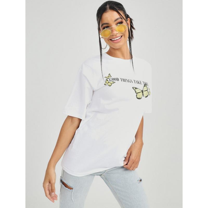 

Fashion, Printed Short Sleeve Women S Trendy Top S