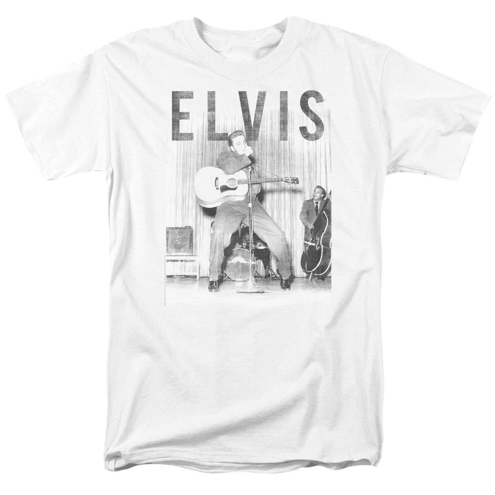 Elvis Presley - With The Band - Unisex Short Sleeve Children s T-shirt - White 100