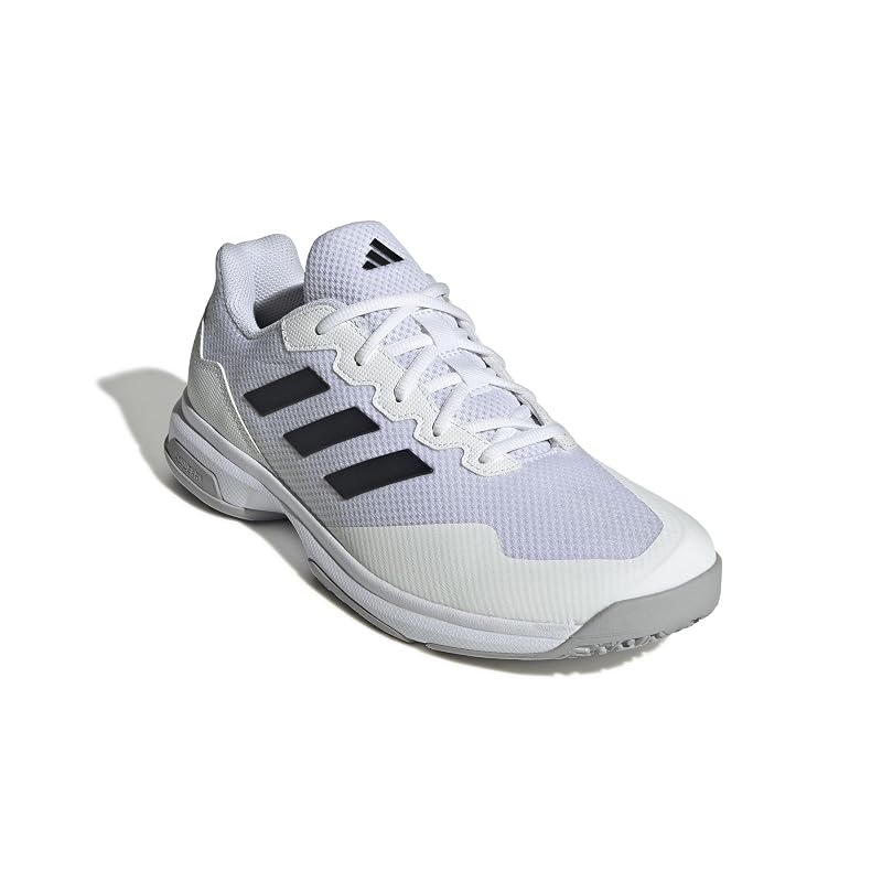 Adidas Tennis Shoes Game Court 2 OC Unisex Adult LKS39 Footwear White/Core Black/Grey Two (JQ5010) 27.5 Cm