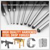 9pcs/Set Multi Size Heavy Duty Round Head Punch Gouge Tools Pin Punch Roll Pins Punch Locator