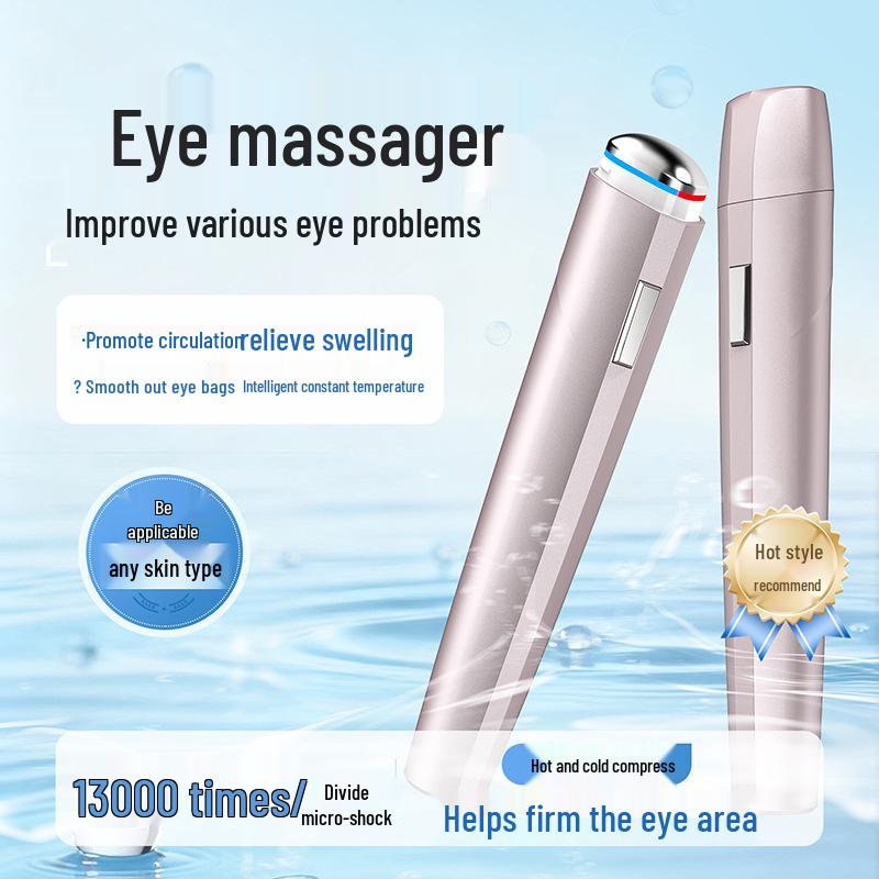 2nd Gen Electric Eye Massager with Red & Blue Light Therapy, Hot Compress, and Wrinkle Reduction