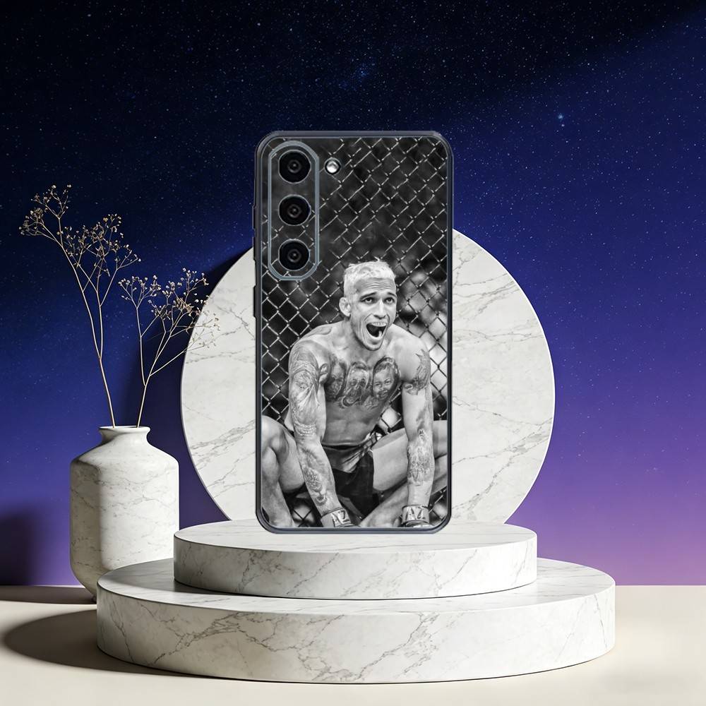 

Boxing C-Charles Oliveira Phone Case For Samsung Galaxy A73,A72,A71,A70,A53,A52,A51,Others Soft Black Cover Samsung a13 5g