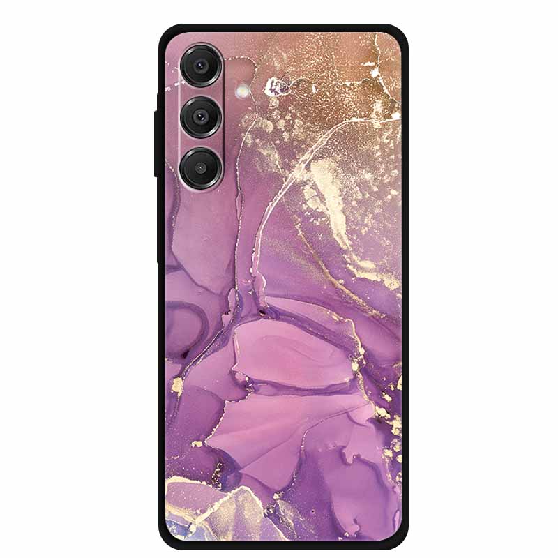 For Samsung Galaxy A14 A15 A16 5G Case Marble Soft TPU Phone Back Cover For Samsung A14 A15 4G Shockproof Silicone Painted Coque