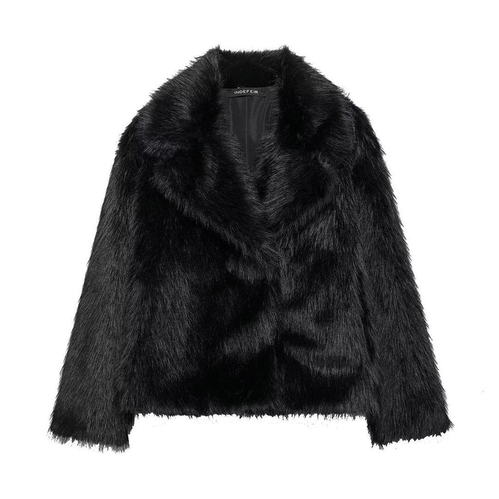 Autumn 2024 Women's European & American Faux Fur Coat - Simple, Stylish & Versatile