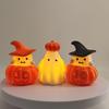 Warm Light Ghost Nightlight LED Glowing Glowing Ghost Statue Halloween LED Decor  Living Room Shelf
