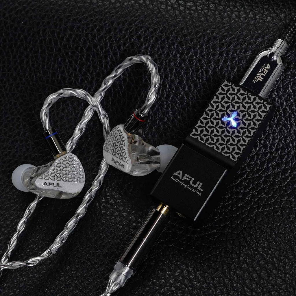 HiFiGo AFUL SnowyNight Portable USB DAC and Amplifier, Dual CS43198 DAC Chip Amplifier with Incredibly Low Distortion (Lightning)