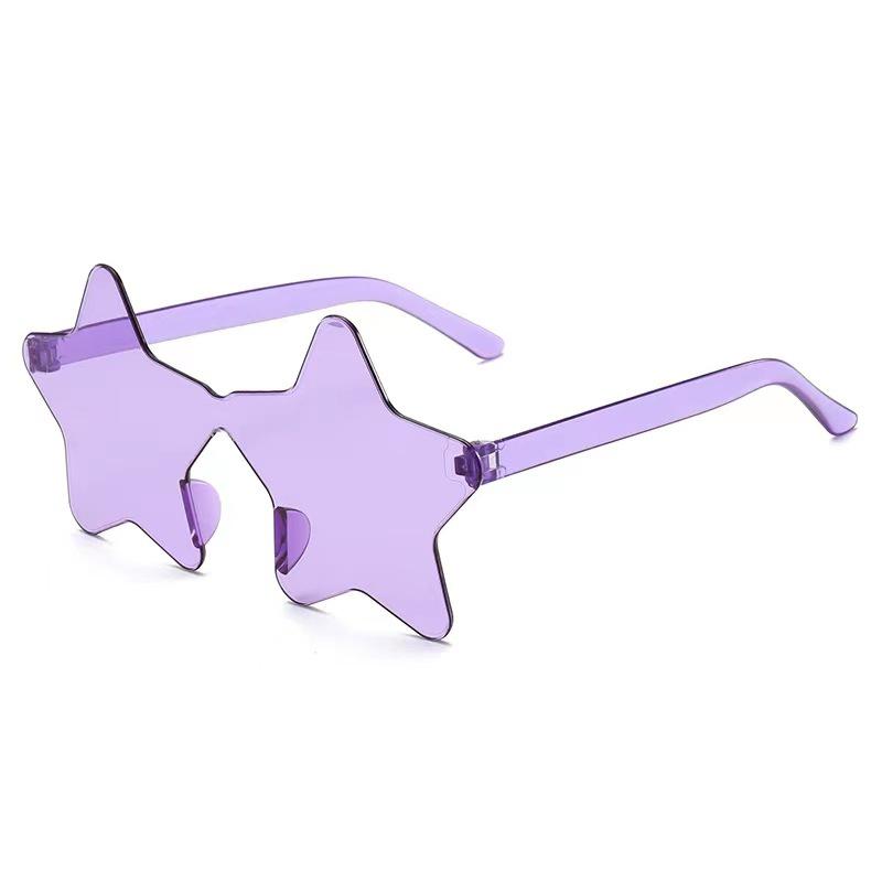 

Солнцезащитные очки цвета конфеты в оправе звезды для вечеринок