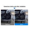 1 Coppia Copertura Trim Lama d'Aria Lampada Fendinebbia Paraurti Anteriore Per Mercedes Benz GLE GLS W166 X166 2015- Griglia Splitter Cromata