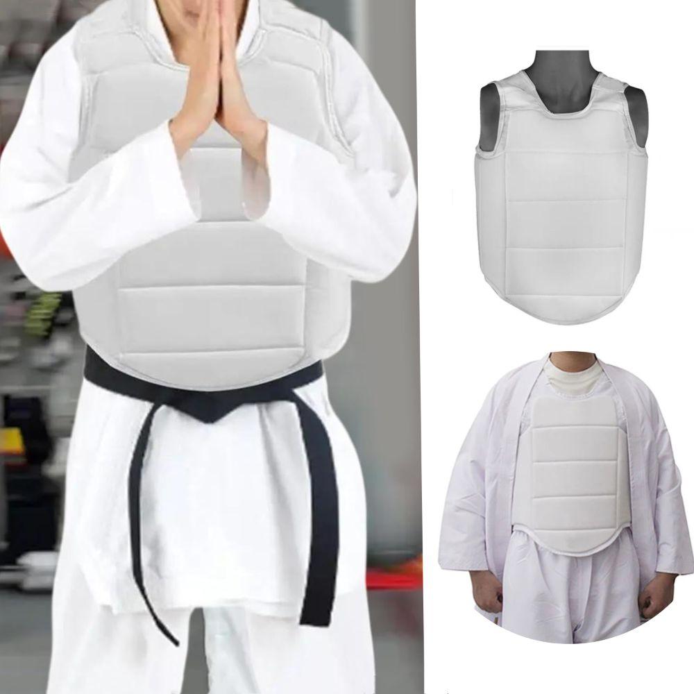 Chránič těla Taekwondo Chránič Vesta Nastavitelný Karate Hrudní Ochranný Muži Ženy