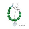 Vibrant Beaded Keychain Bag Charm Phone Chaiin Keyring for Fashion Enthusiast