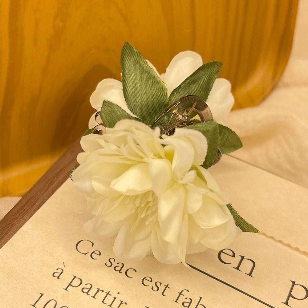 Vacation Style Artificial Flower Hairpin Cloth Bohemian Style Hair Clip Flower Hair Clip  Holiday