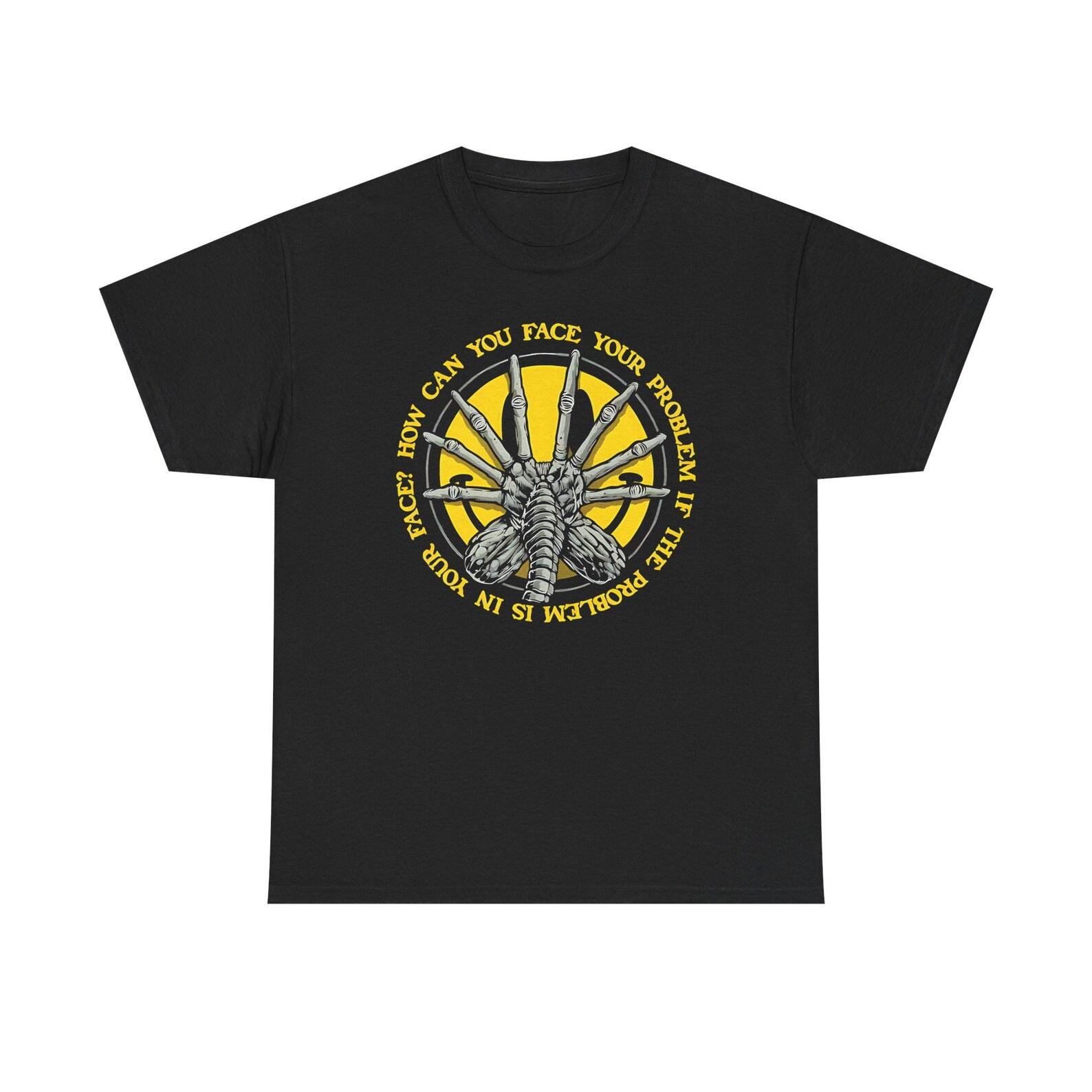 Face Hugger Happy Gildan Unisex Heavy Cotton Tee 160