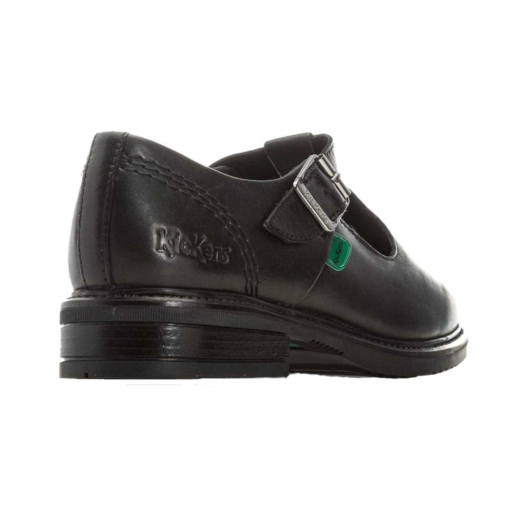 Kickers Girls Lach Leather T-Bar School Shoes