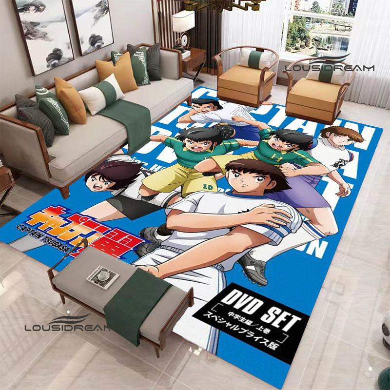 2026 Captain Tsubasa Cartoon Carpet Living Room Bedroom Carpet Balcony Bathroom Non-slip Door Mat Photography Props Birthday Gift