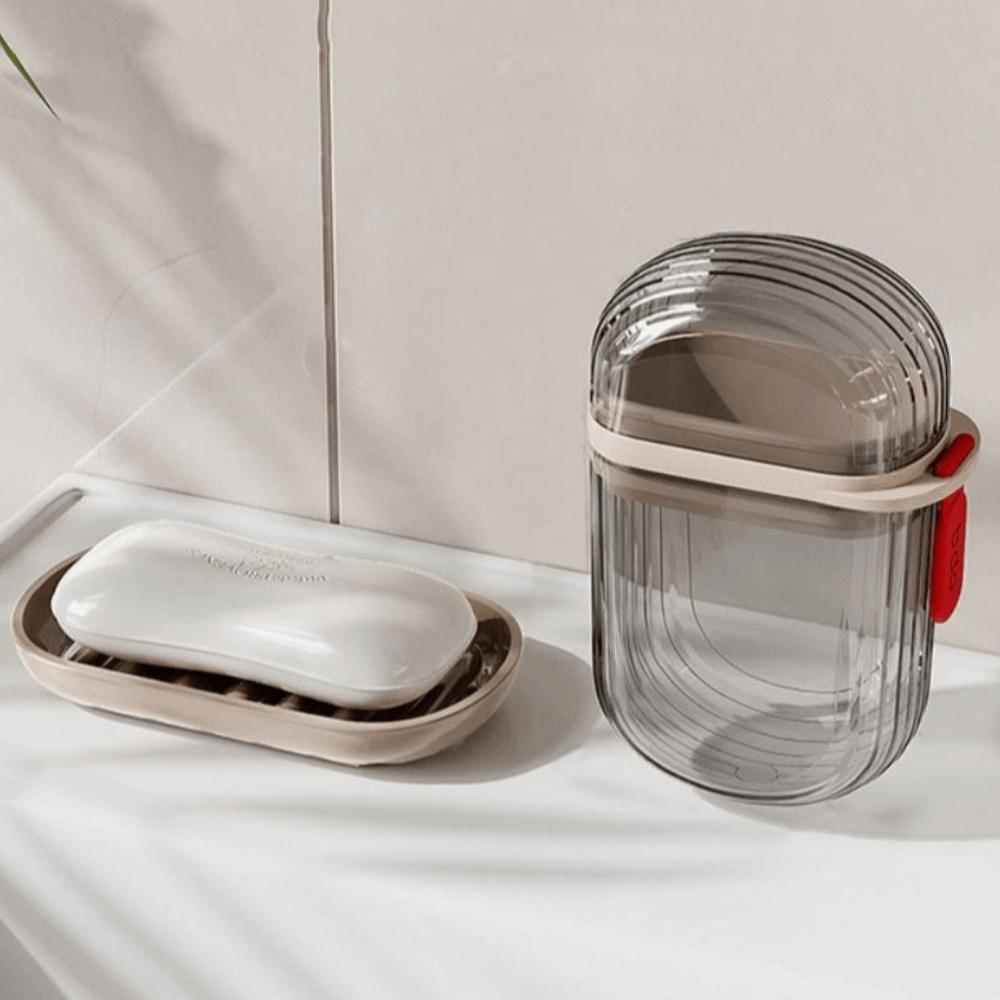 Transparent Soap Dish Portable Soap Case Creative Travel Soap Box  Travel