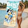 Beach Towel with Bluey Pattern - soft,absorbent,machine washable Lightweight&Modern,swimming,Travel Essentials