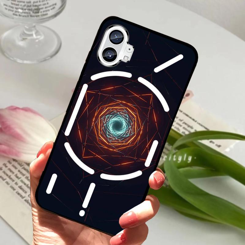 Hülle Für Nothing Phone 1 Hülle Stoßfest Schwarzer Bumper Rückseite Handyhülle Für Nothing Phone 2 Eins zwei Hülle Funda Nothingphone2