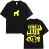 Rapper Rusowsky Daisy Tour 2025 Sommer Heißer Verkauf Männlich Weiblich Fans T-Shirt Retro Mode Reines Baumwoll Atmungsaktives T-Shirt