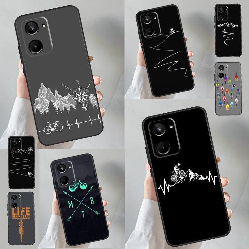 MTB Mountain Bike Cycling Bicycle For Realme GT5 GT Neo 5 9 10 11 12 Pro Plus C30 C31 C33 C35 C25s C21Y C51 C53 C55 C67 Case