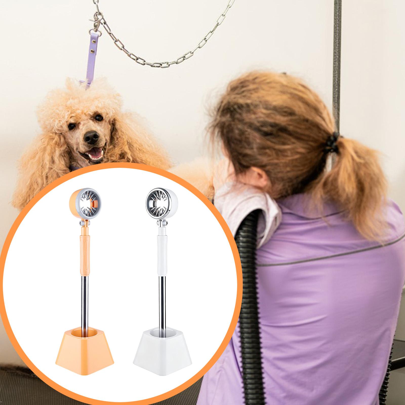 Hair Dryer Stand Blow Dryer Rack, Pet Beautician Grooming Accessories ,Dog Hair Dryer Holder bianco