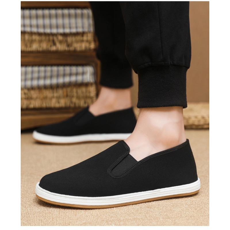 Men S Old Beijing Cloth Shoes Anti Slip Comfortable Breathable Lightweight Casual Shoes