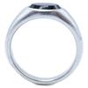 TOMWOOD SV925 Joe Polished Onyx Joe Ring Blue Hawk Eye Ring ring Silver / OnyxUsed
