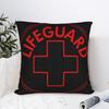 Lifeguard Red Logo Pillowcases Cute Funny Pillow Case For Chair Sofa Home Decor Custom Pillow Cover