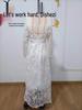 2025 Spring European & American Off-Shoulder Bridal Wedding Evening Gown for Women