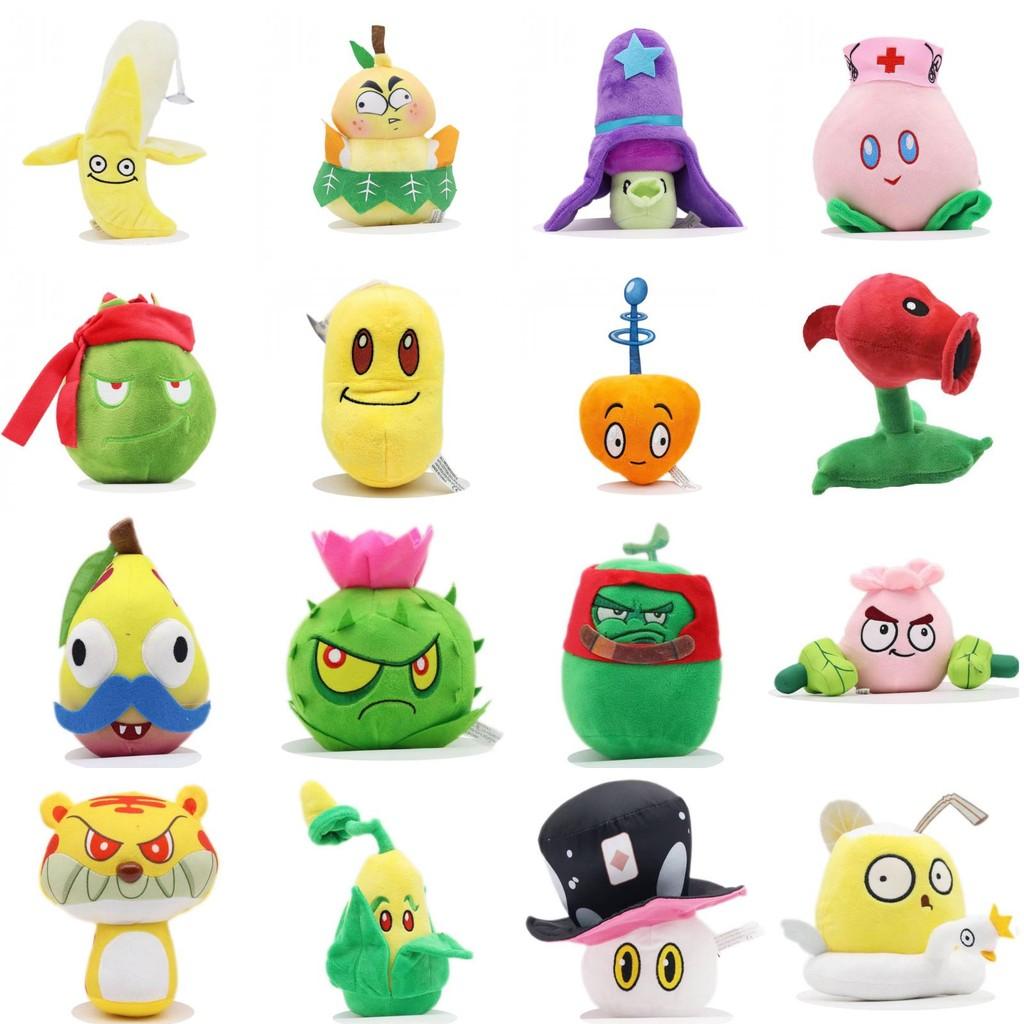 Plants Vs Zombies Plush Toy Set With Pp Cotton Filling For Kids Birthday Gift