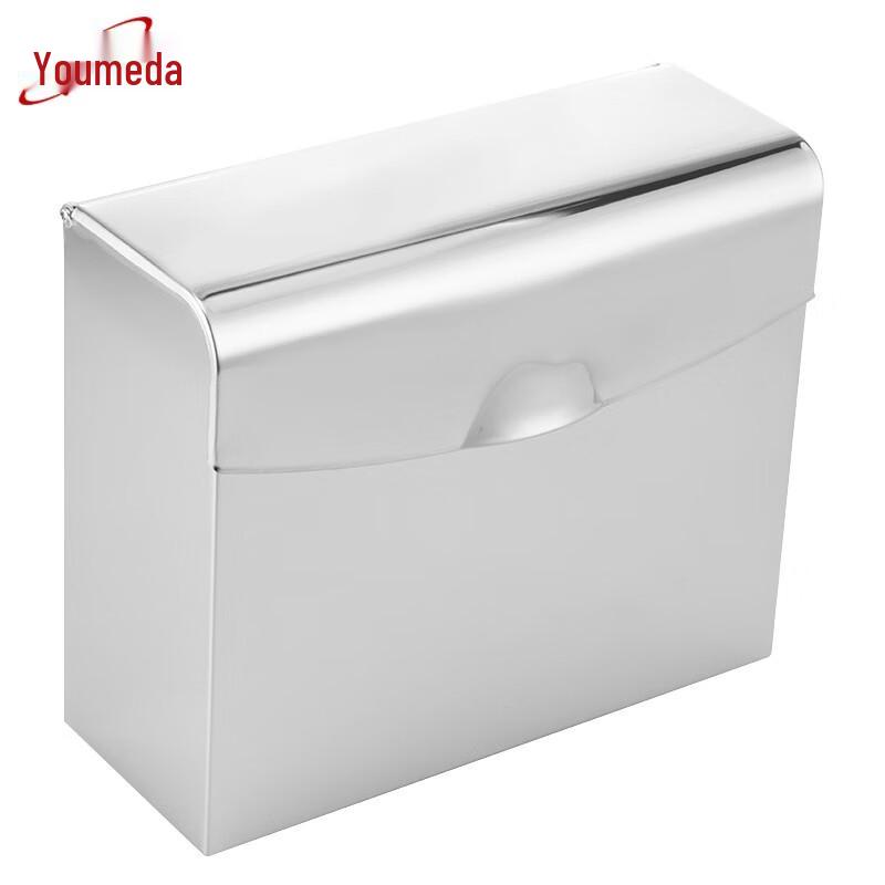 Youmaida Y5583 304 Stainless Steel Bathroom Tissue Holder Tissue Box