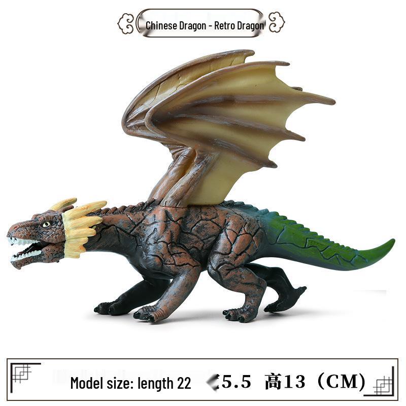 Mythical Dragon and Dinosaur Figurines: Solid Toys for Children