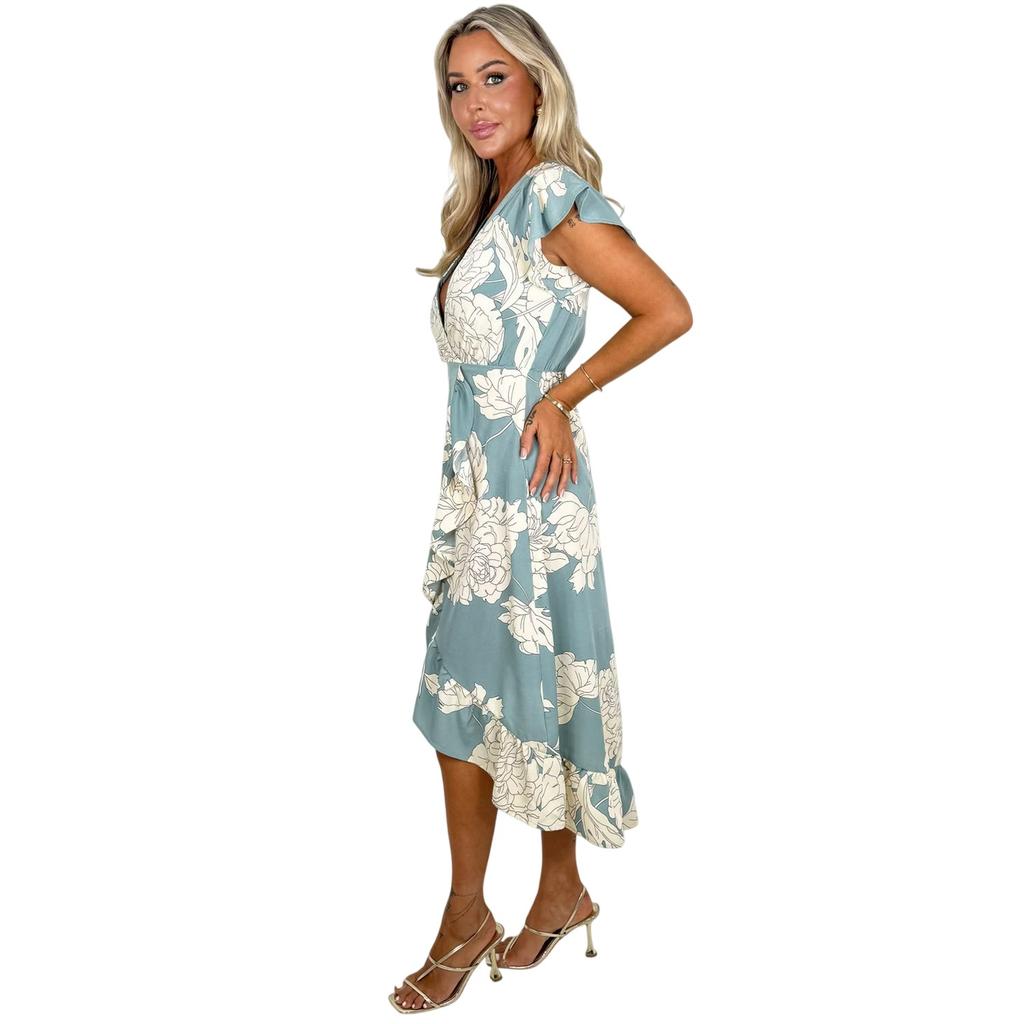 AX Paris Womens/Ladies Floral Polyester Midi Dress
