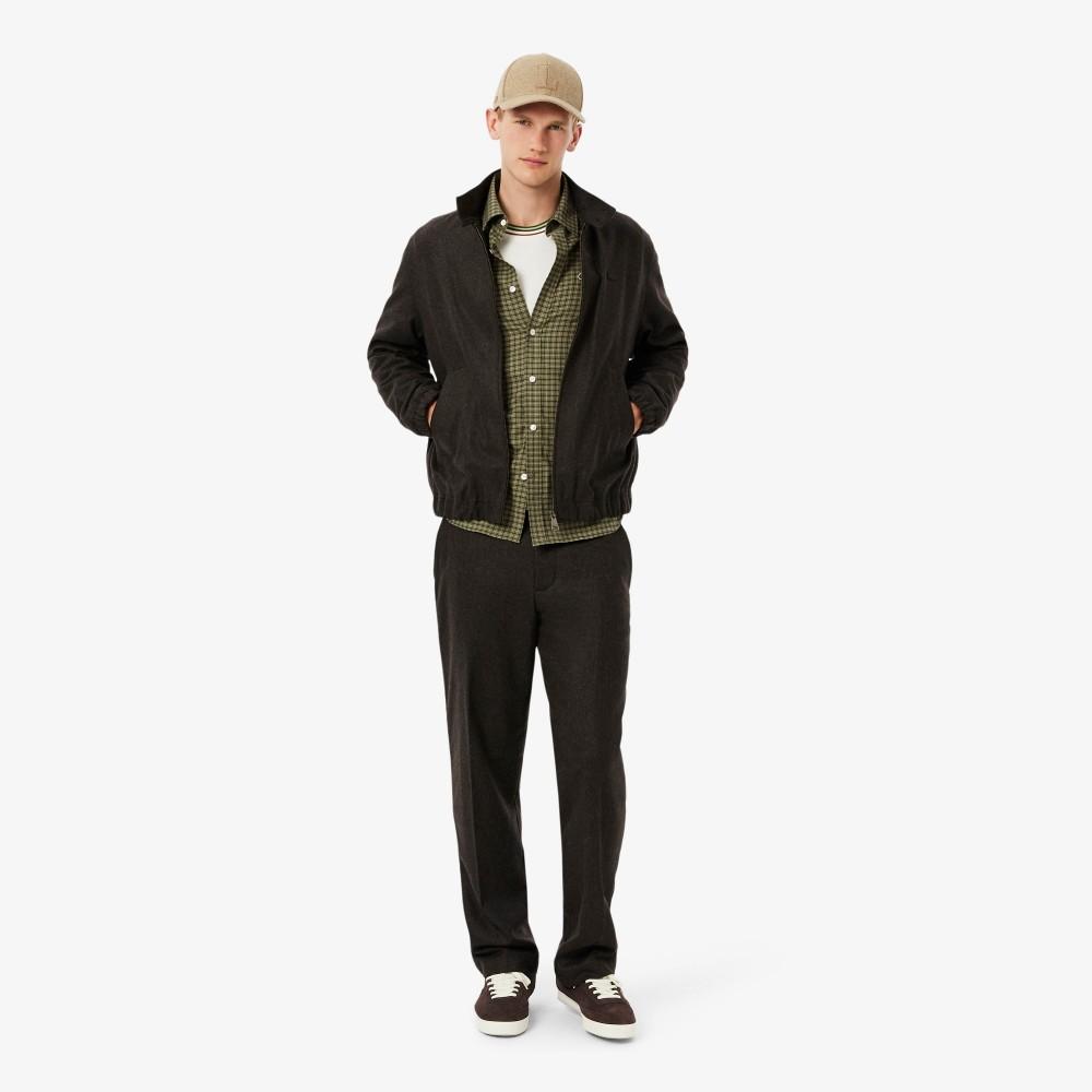 [Lacoste] Men's Flannel Window Check Shirt CH8535-55N6UI