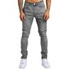 Heren Denim Jeans Streetwear Losse Pasvorm Casual Slim Stretch Broeken Klassiek Vijfzakken Ontwerp Normale Taille Amerikaanse Stijl