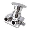 Foot Pedal Valve Copper Touchless Foot Pedal Water Valve Set for Basin Water Tap Bathroom Basin