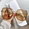 New Oversized Rectangle Sunglasses Women's Fashion Square Sun Glasses Men's Classic Vintage Eyewear UV400