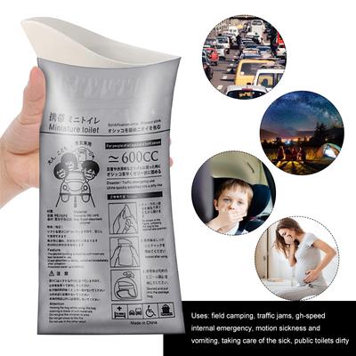 12-40Pack Outdoor Emergency Portable Urine Bag Vomit Bag, Unisex Pee Bag Travel Mini Mobile Toilet for Women Men Baby 4/8 Pack