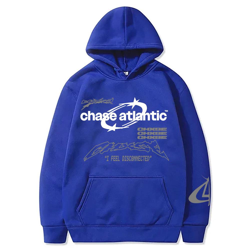 Chase Atlantic I Feel Disconnected Hoodie 2025 Fashion Graphic Clothing Women Men High Street Oversized Pullovers Sweatshirt Y2K